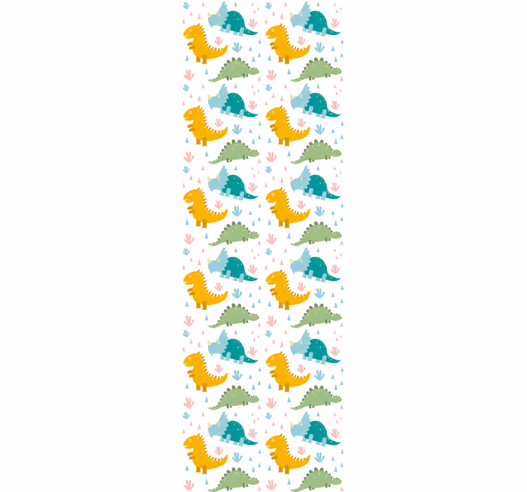 Kids roller blind with cute dinosaur design - TenStickers