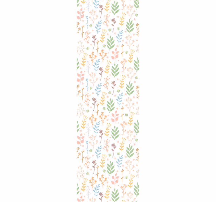 Kids roller blind simple symbols on white - TenStickers