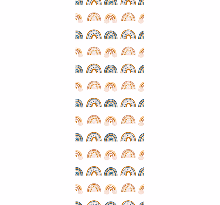 Kids roller blind autumn rainbows - TenStickers