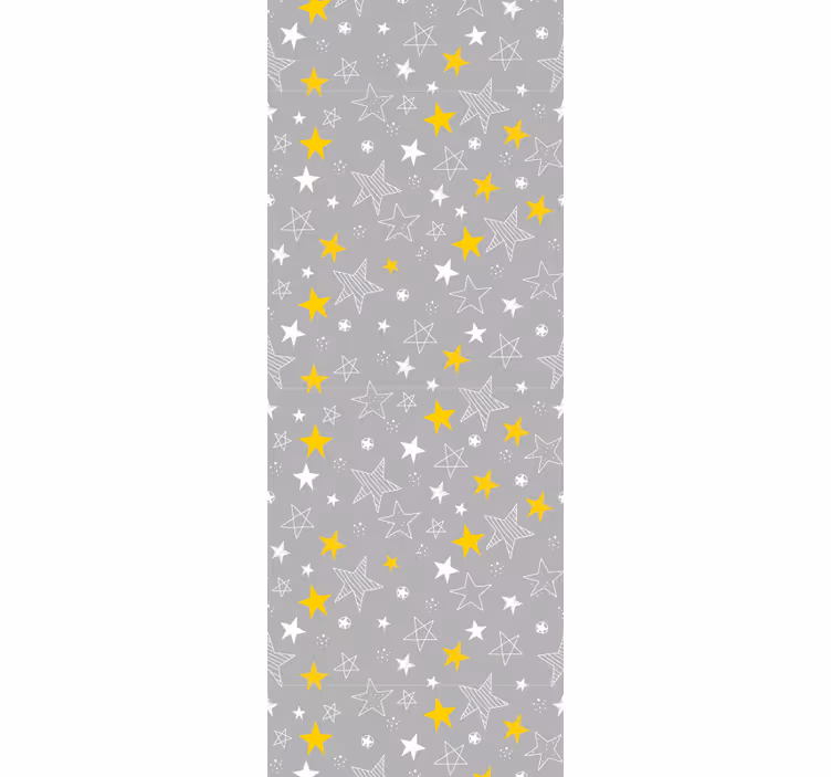 Kids roller blind in pantone stars design - TenStickers