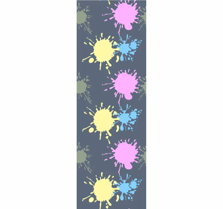 Kids roller blind multicolored wall design - TenStickers