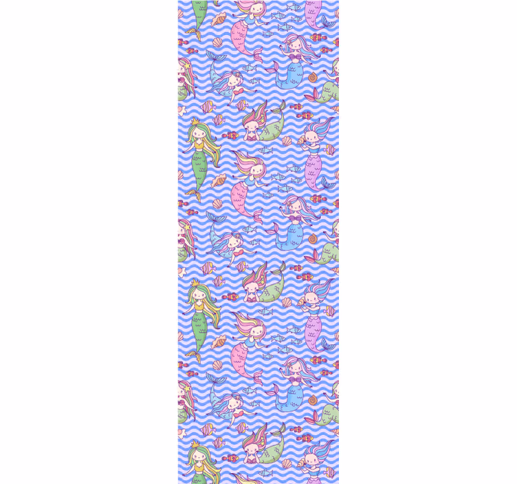 Kids roller blind mermaids - TenStickers