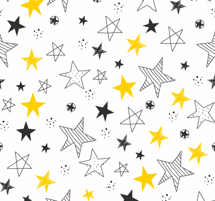 Kids roller blind rock'n'roll stars design - TenStickers