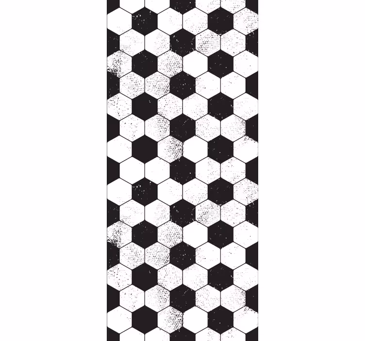 Kids roller blind with grunge soccer ball design - TenStickers