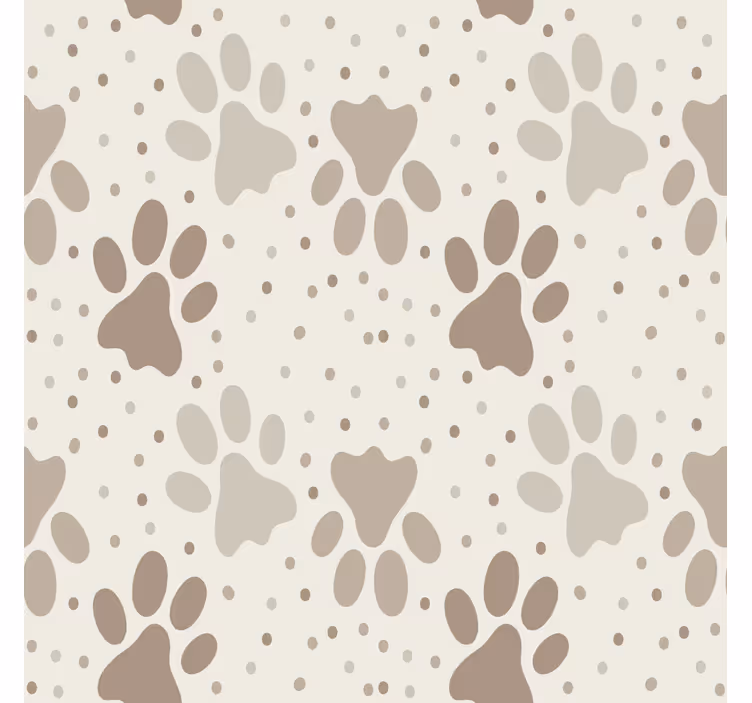 Kids roller blind with dog's paw design - TenStickers