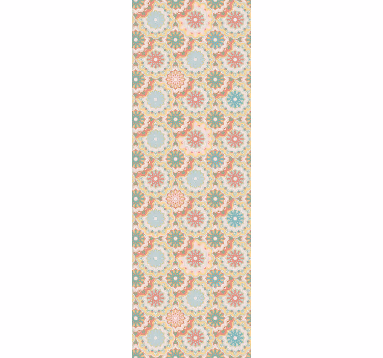 Office roller blind granny chic fabric - TenStickers