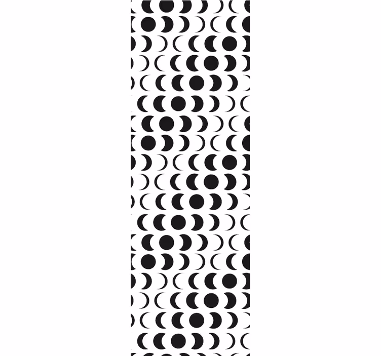 Teenage roller blind with minimalistic moon design - TenStickers