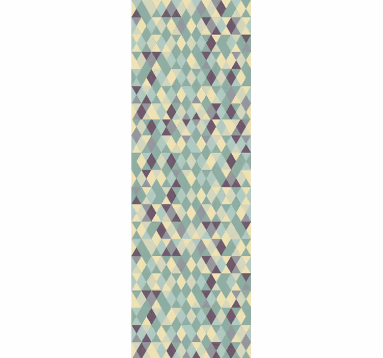 Teenage roller blind in ombre geometric shapes - TenStickers