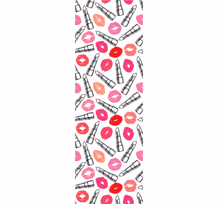 Teenage roller blind lipsticks and lips - TenStickers