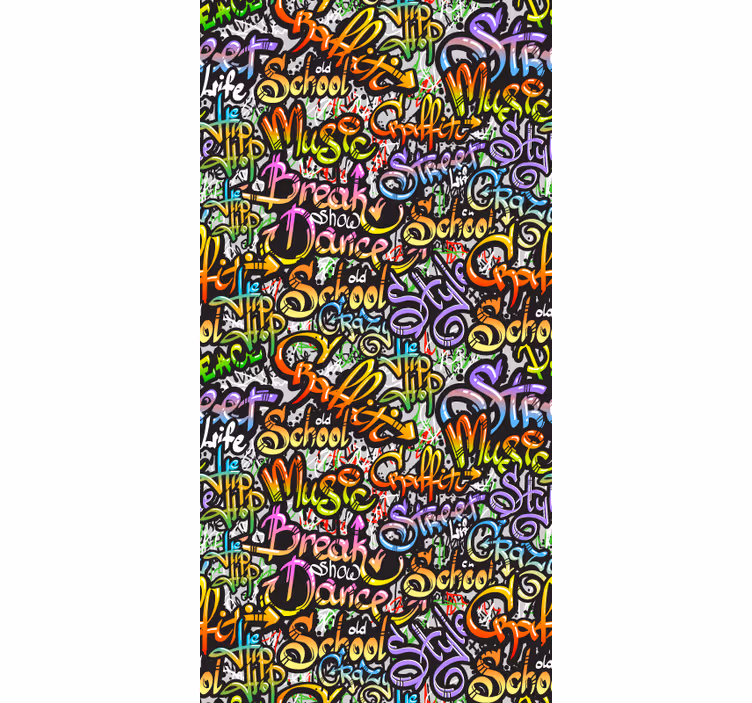 Teenage roller blind urban art design - TenStickers