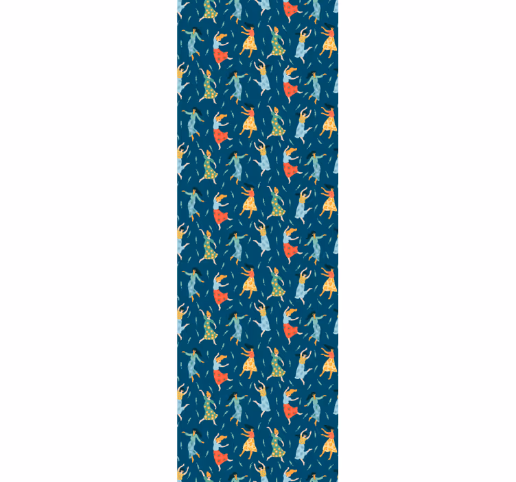 Teenage roller blind dancing people - TenStickers