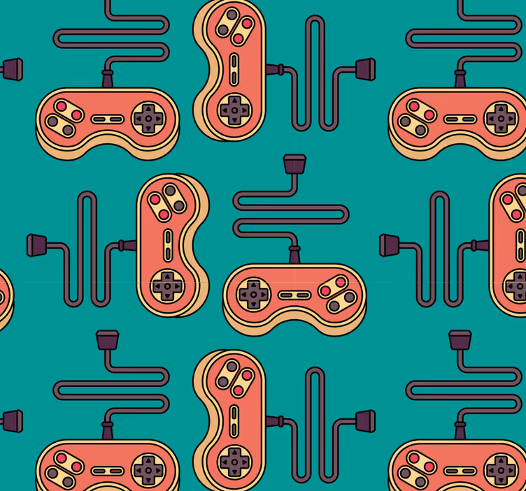 Teenage roller blind with gaming design - TenStickers