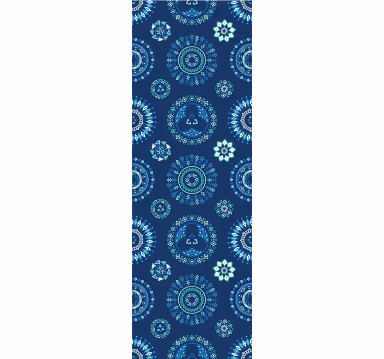 Teenage roller blind blue abstract design - TenStickers
