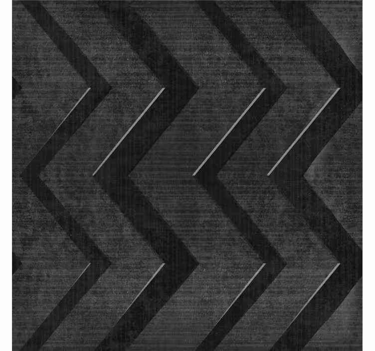 Teenage roller blind with black steel stripes - TenStickers