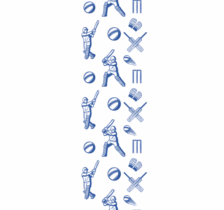 Teenage roller blind cricket - TenStickers
