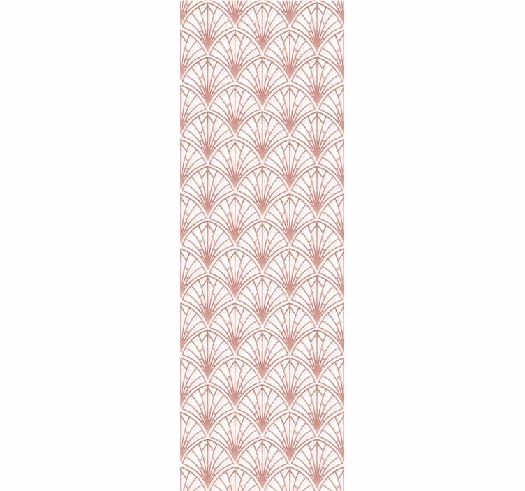 Modern roller blind elegant art deco fans - TenStickers