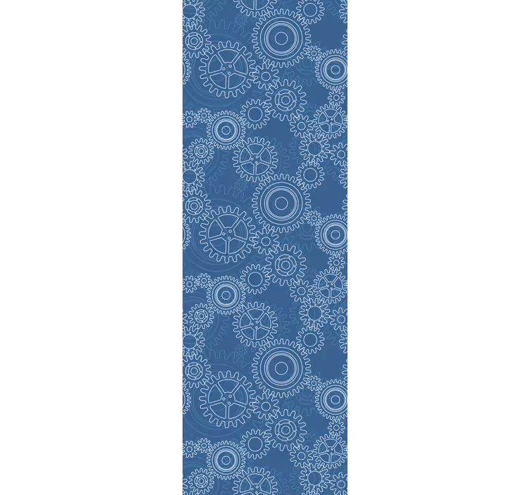 Modern roller blind 3d mechanical chains design - TenStickers