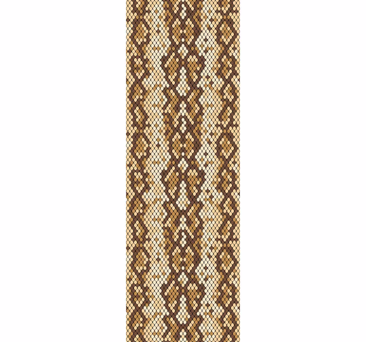 Modern roller blind in snake skin design - TenStickers