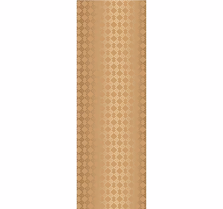 Modern roller blind eclectic art deco gold columns - TenStickers
