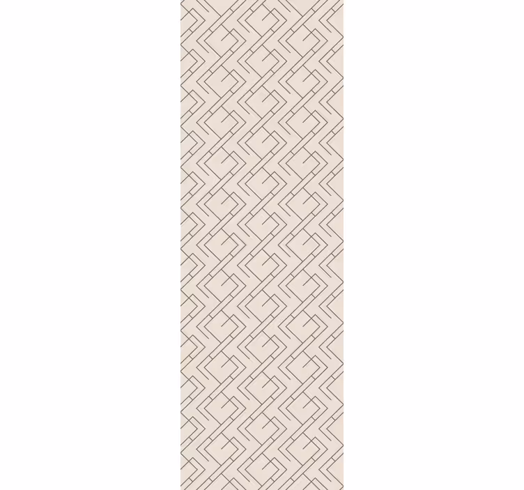 Modern roller blind in mid-century style design - TenStickers