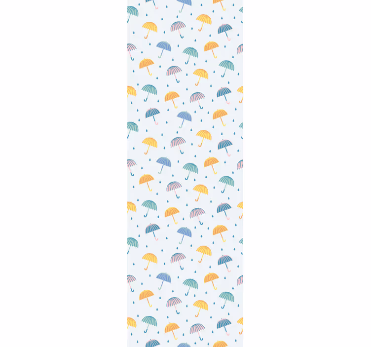 Modern roller blind colorful umbrella cartoon design - TenStickers