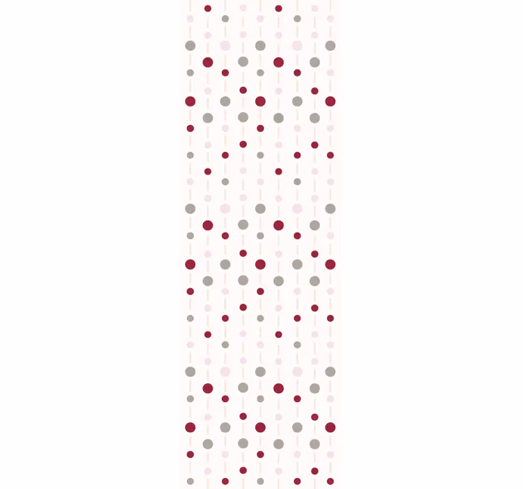 Modern roller blind with pastel dot pattern and lines - TenStickers