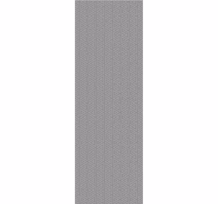 Modern roller blind grey textured triangles - TenStickers