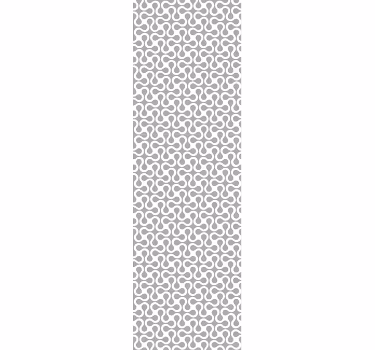 Modern roller blind modern white twister - TenStickers