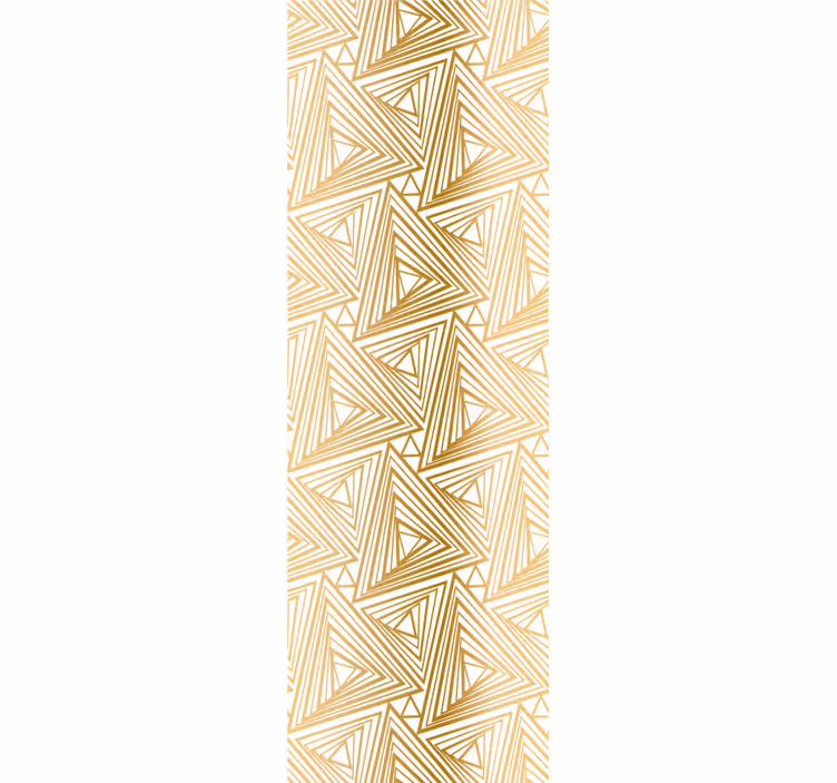 Modern roller blind minimalist geometric design - TenStickers