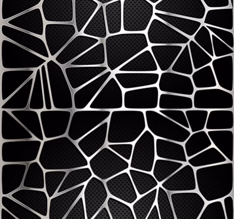 Modern roller blind in black and white variety - TenStickers
