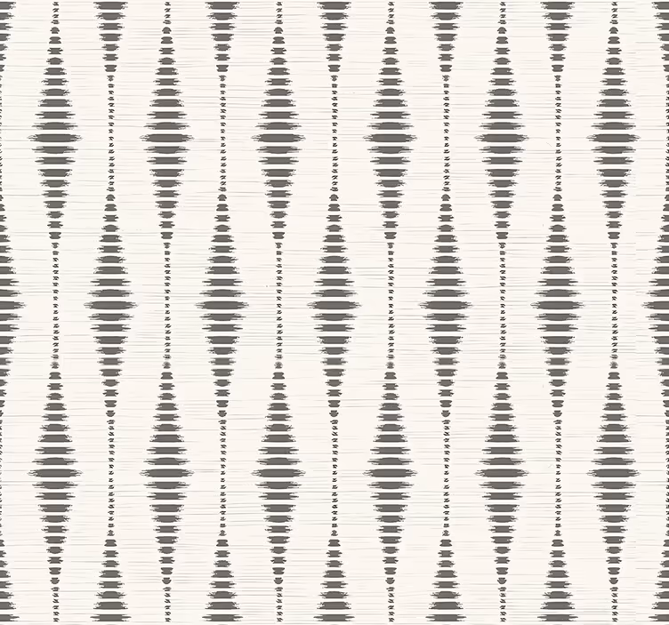 Grey roller blind in rabaul ikat grey and beige - TenStickers