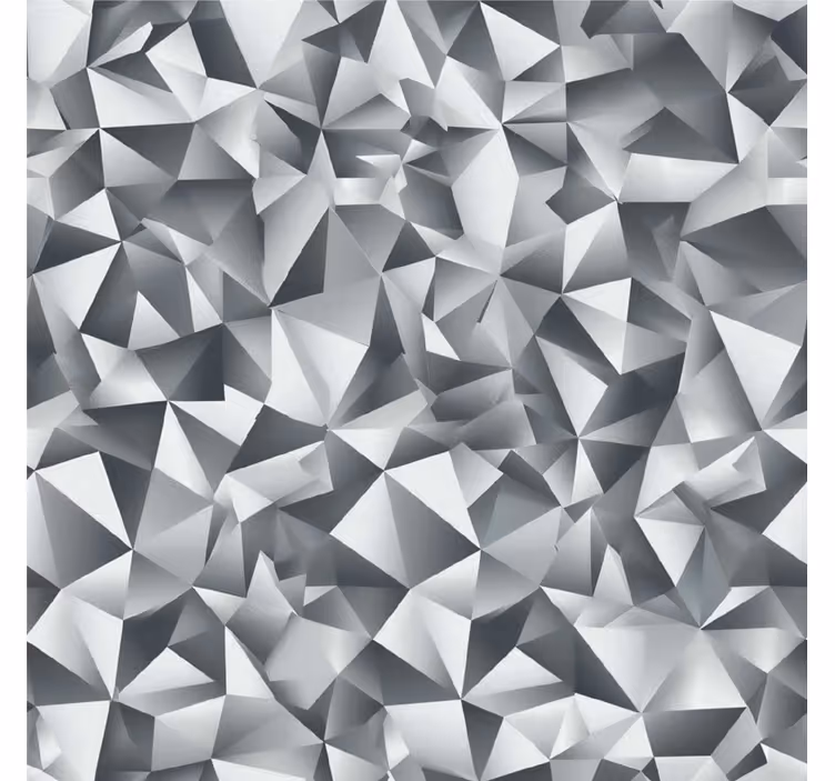Grey roller blind with gray diamonds design - TenStickers