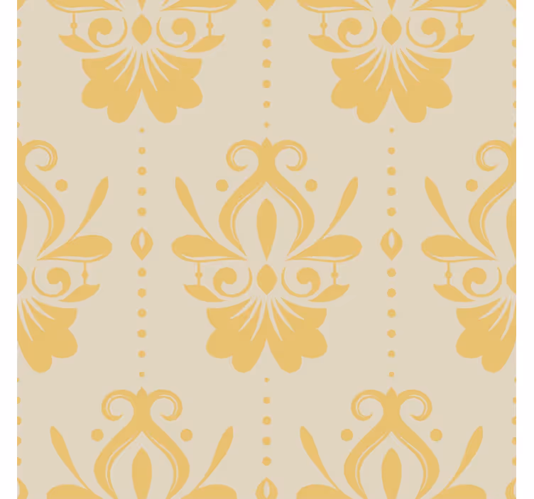 Yellow roller blind in creamy yellow - TenStickers