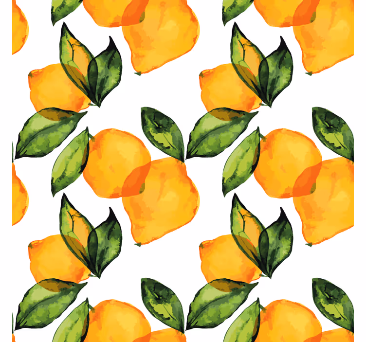 Kitchen roller blind lemon mediterranean style - TenStickers
