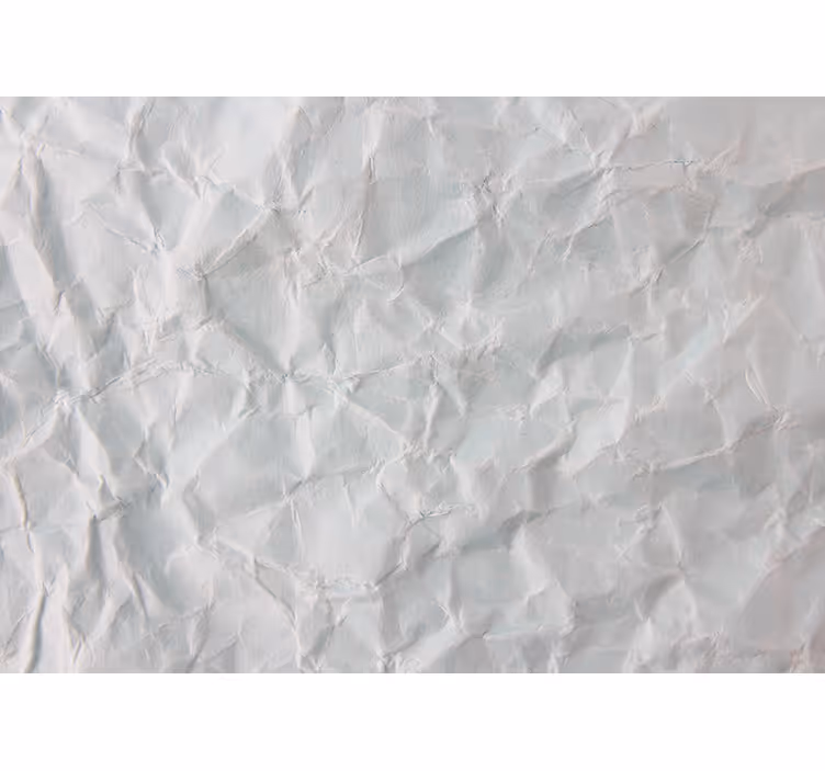 White roller blind white crumpled paper texture - TenStickers