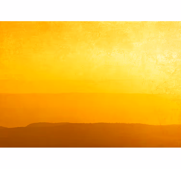Yellow roller blind sunset hills - TenStickers