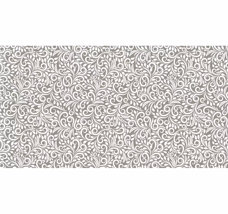 Grey roller blind with ruskin grey pattern - TenStickers