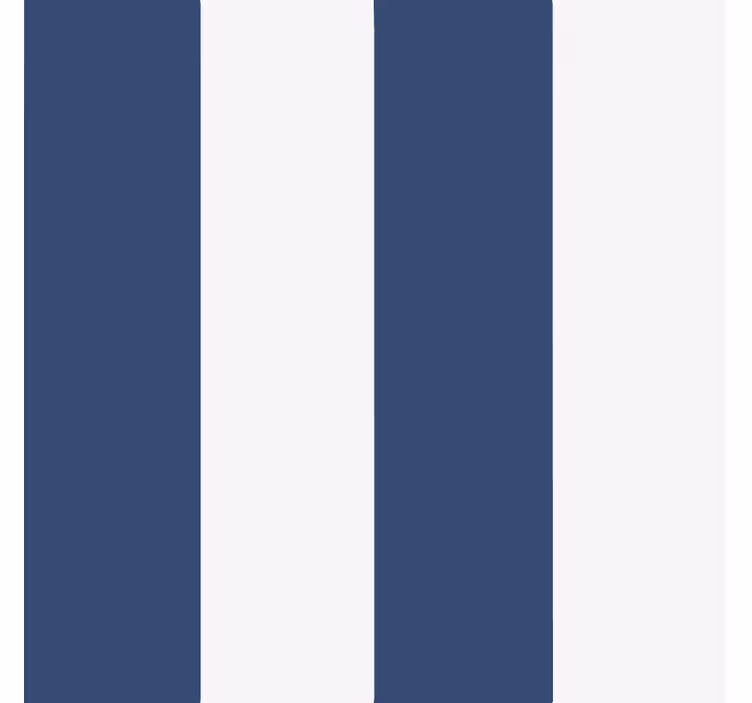 Blue roller blind classic nautical stripe design - TenStickers