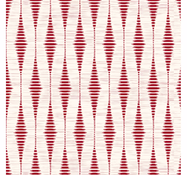 Modern roller blind in red rabaul ikat pattern - TenStickers