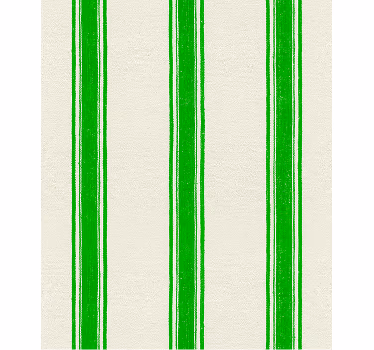 Modern roller blind in green vertical stripes - TenStickers