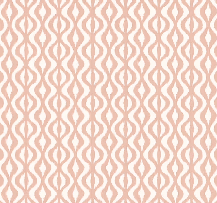 Modern roller blind dusty rose ikat pattern - TenStickers