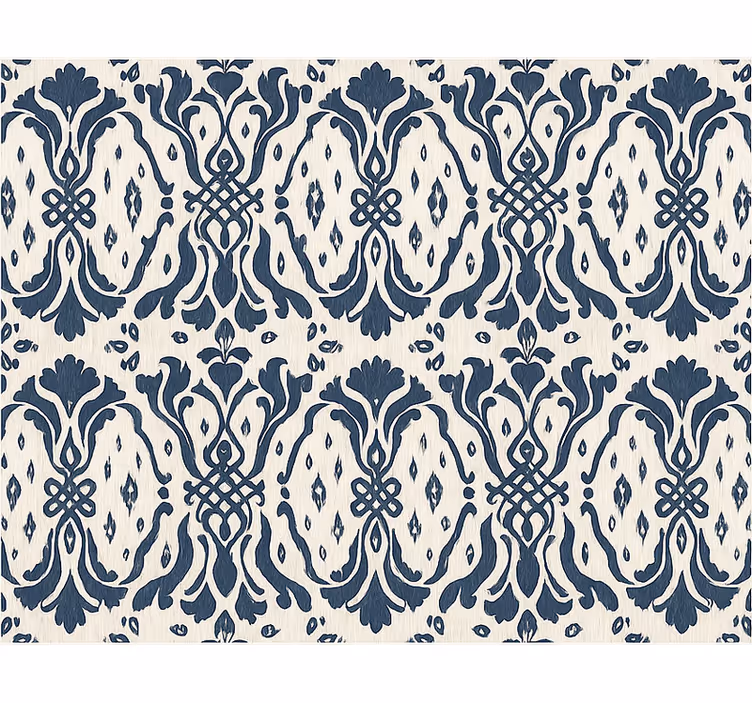 Modern roller blind with vintage black ornaments - TenStickers