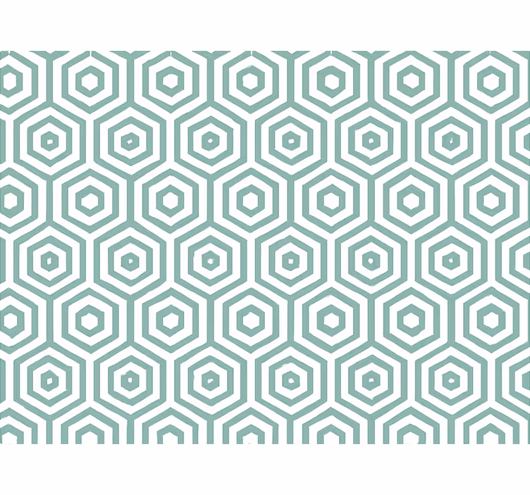 Modern roller blind abstract geometric design - TenStickers