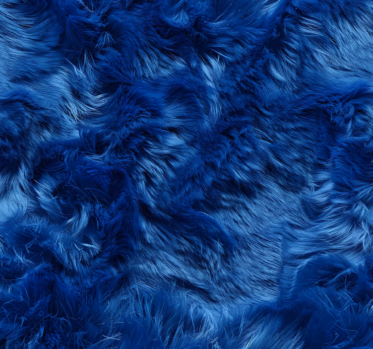 Blue roller blind in wool shades - TenStickers