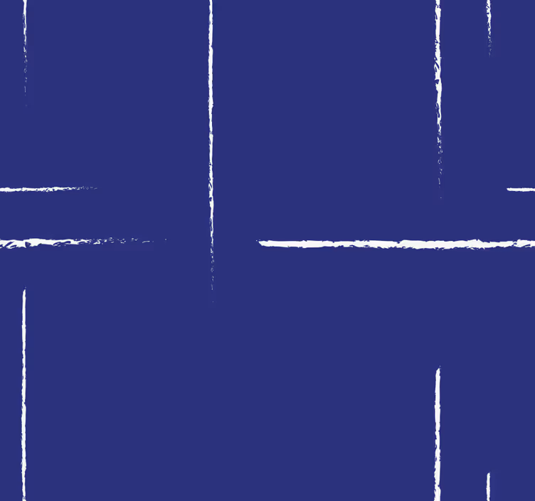 Blue roller blind with modern stripe design - TenStickers