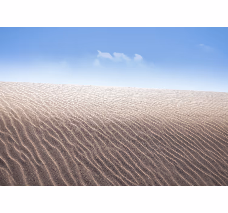 Living room roller blind desert sand lines - TenStickers