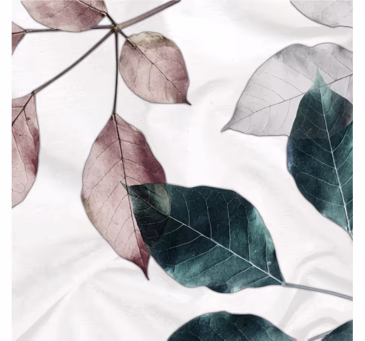 Living room roller blind jungle tropical leaves - TenStickers