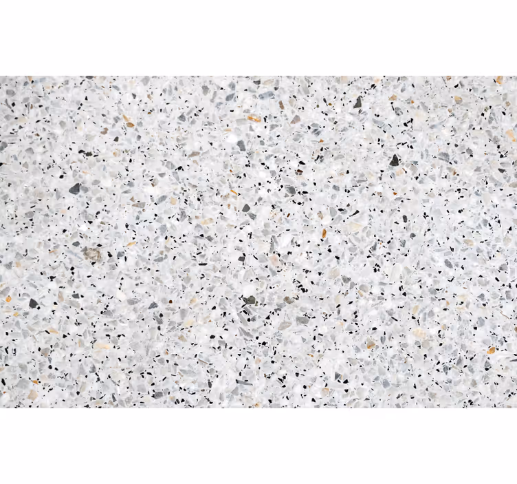 Grey roller blind in gray terrazzo design - TenStickers