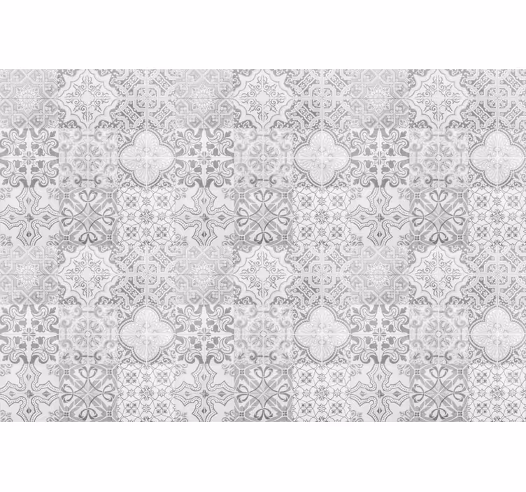 Grey roller blind with stone effect mosaic pattern - TenStickers