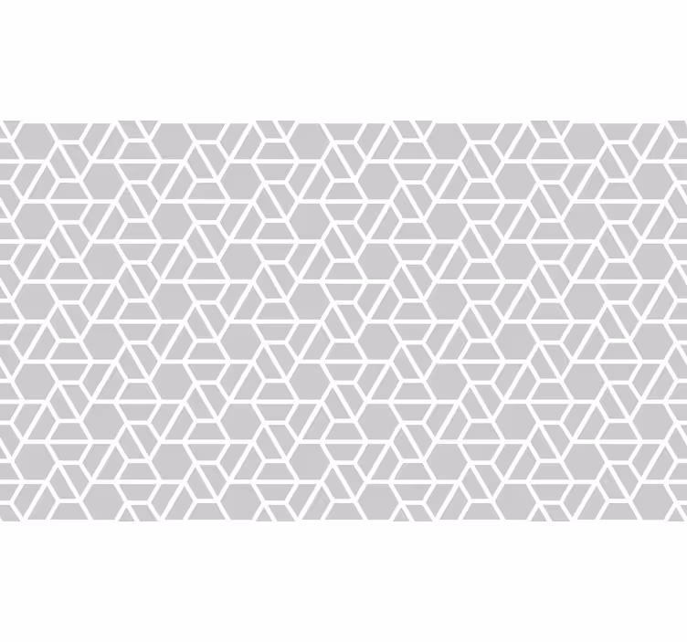 Grey roller blind with contemporary pattern - TenStickers